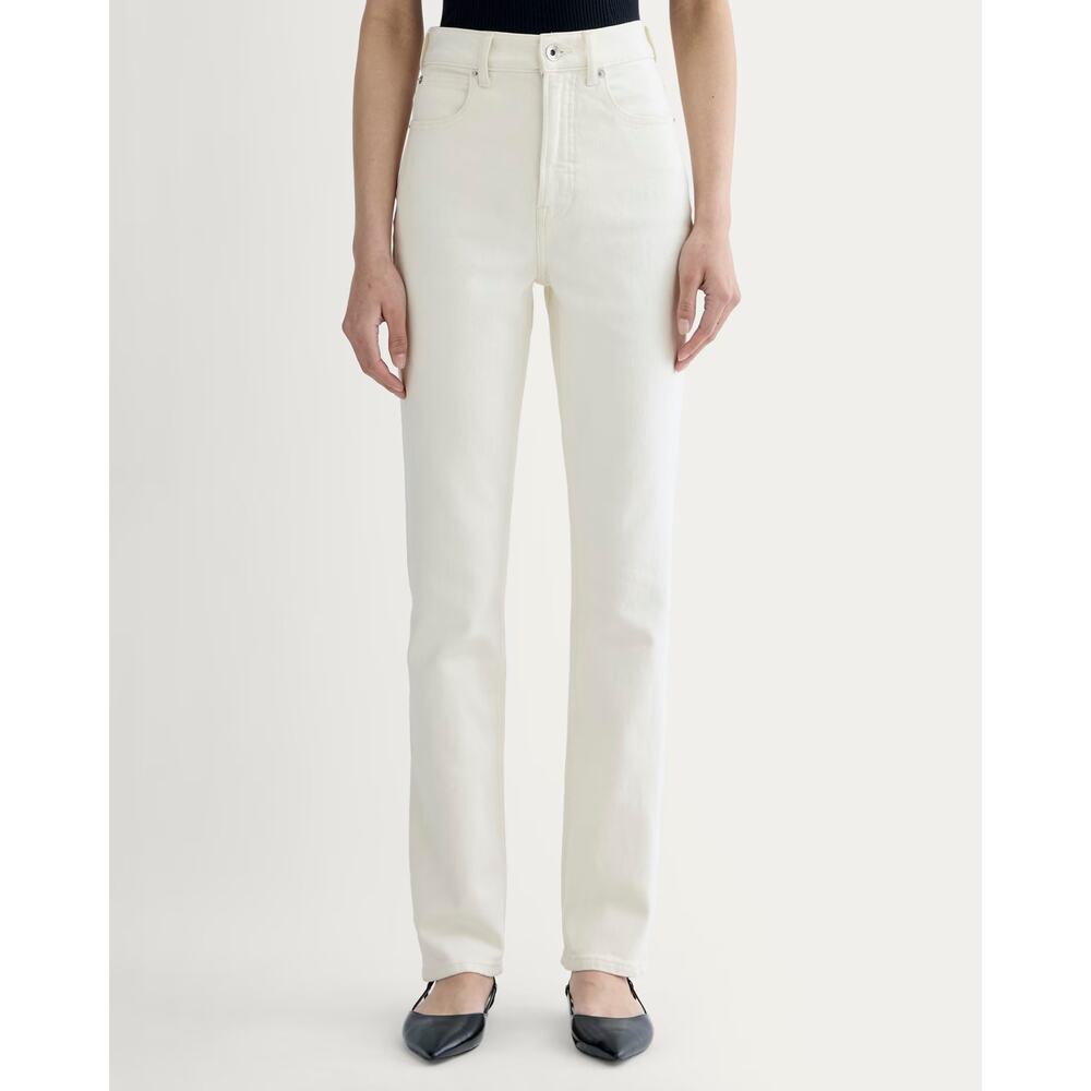 $118 New Everlane The Way High Slim Jean in White - 27R